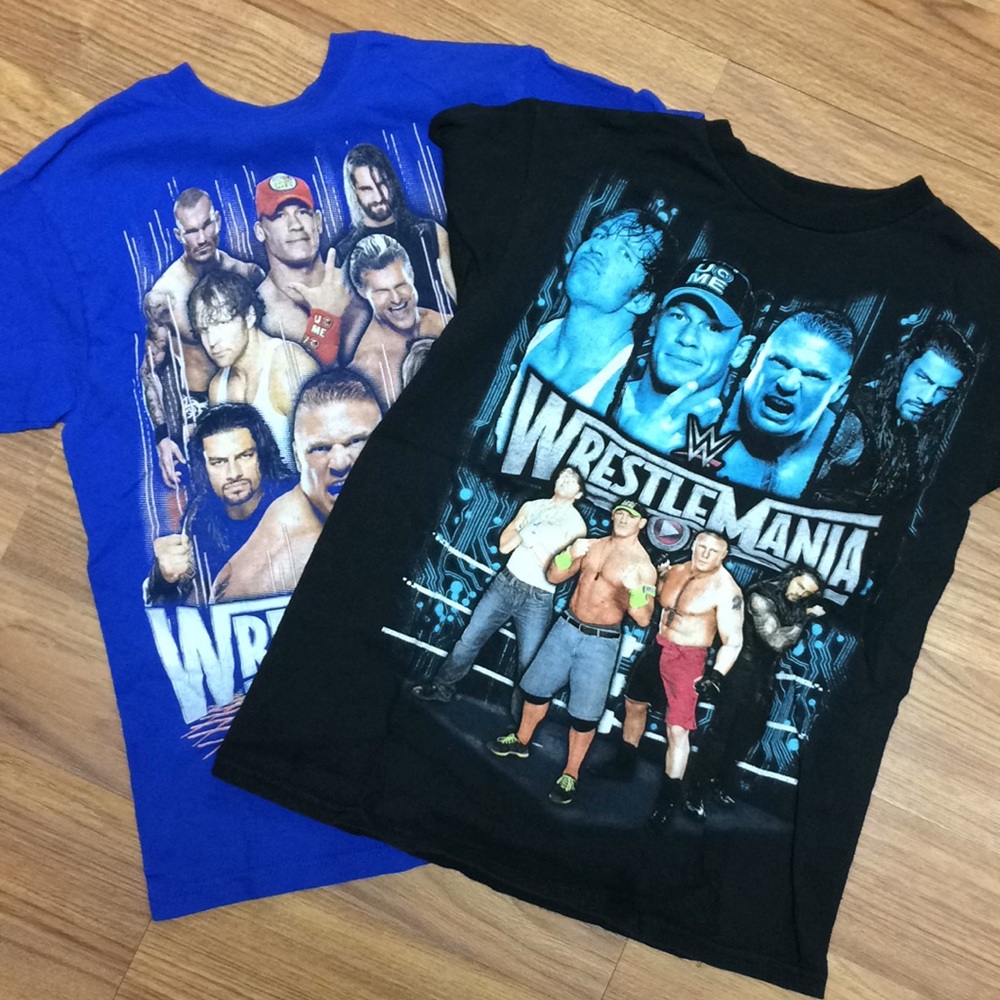 2 Wrestle Mania Tees